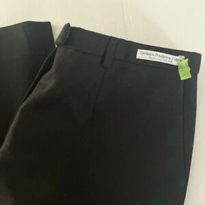 NWOT Pendleton 100% Virgin Wool Pants Womens Size 14 Black Pockets Flat Front US
